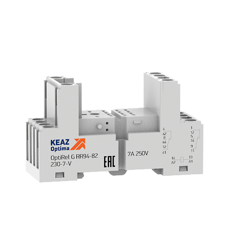 КЭАЗ Розетка для реле OptiRel G RR94-82-230-7-V