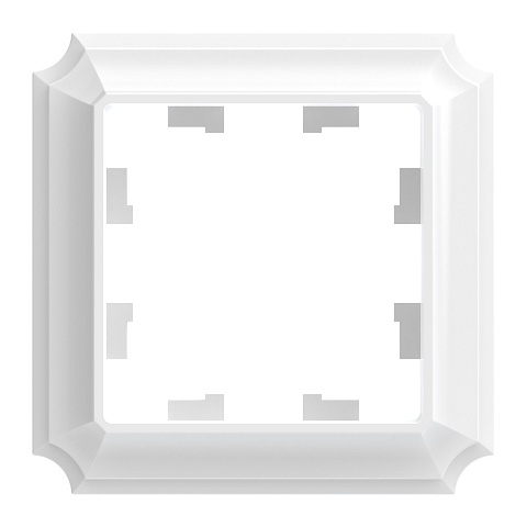 Systeme Electric AtlasDesign Antique 1-постовая РАМКА, БЕЛЫЙ