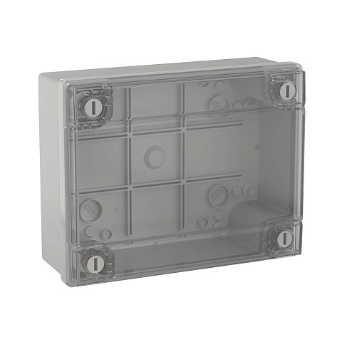 DKC Коробка ответвит. с гладкими стенками, прозрачная, IP56, 300х220х120мм