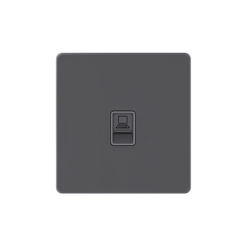 Systeme Electric Systeme Infinity Вулканический пепел Розетка информационная RJ-45 кат.6