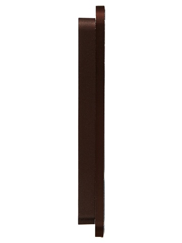 IEK BRITE DECOR Коричневый металл скругл.угол Рамка 2-мест. РУ-2-1-Бр RE AL