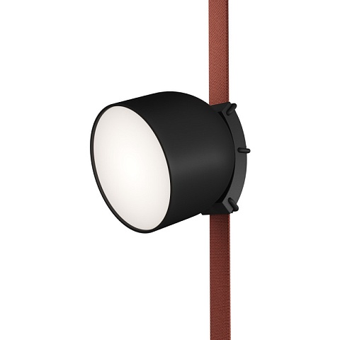 Denkirs DK5543-BK Поворотный трековый светильник Belty Spot со светодиодом d100mm H107mm 48V 12W 120° 3000K IP20 черный алюминий