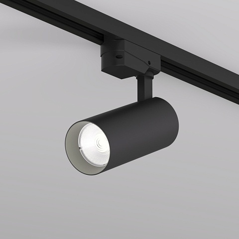 Denkirs DK6452-BK Трековый светильник SOLID KOPER, 135мм, d60, 220V, LED 4000K, 15W, IP20, черный, алюминий