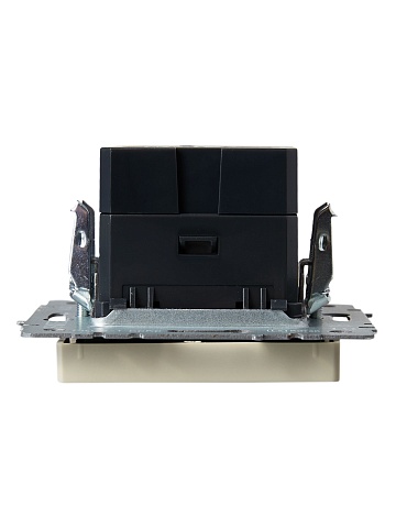 IEK BRITE Роз. USB A+C 18Вт РЮ11-1-БрКр беж.