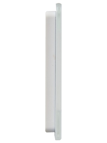 IEK BRITE DECOR Белый матовый стекло скругл.угол Рамка 2-м РУ-2-2-Бр RE