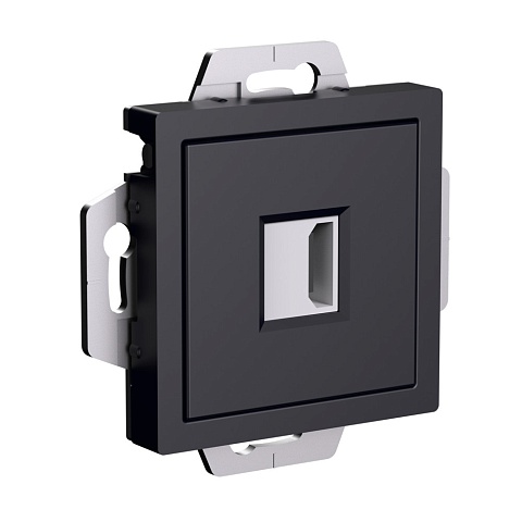 Systeme Electric AtlasDesign Карбон Розетка HDMI, механизм