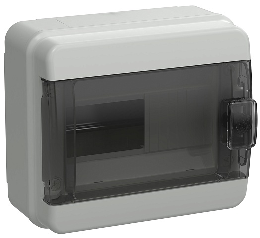 IEK TEKFOR Корпус пласт. КМПн-8 IP65 черн. прозр. дверь