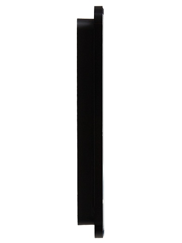 IEK BRITE DECOR Черный/алюм металл. скругл.угол Рамка 4-м РУ-4-1-Бр RE AL