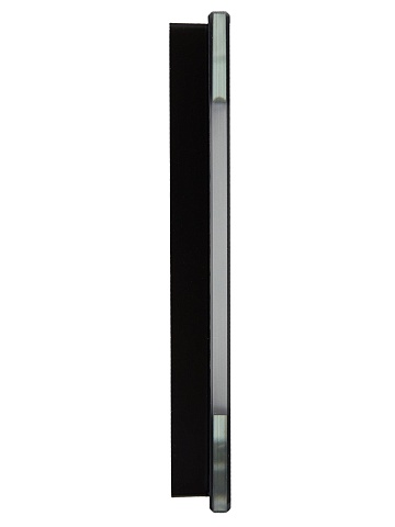 IEK BRITE DECOR Черный матовый стекло Рамка 4-м РУ-4-2-Бр
