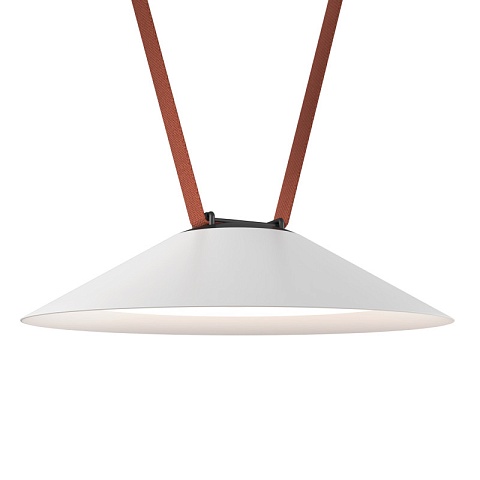 Denkirs DK5565-WH+BK Трековый светильник Belty Flow со светодиодом d300mm H71mm 48V 12W 120° 3000K IP20 белый с черным алюминий