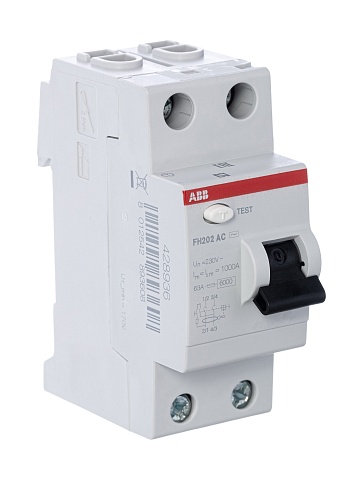 ABB FH202AC УЗО 2Р 40А 100mA (AC)