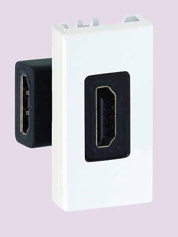 Simon Connect Графит Разъём HDMI, 22,5х45мм