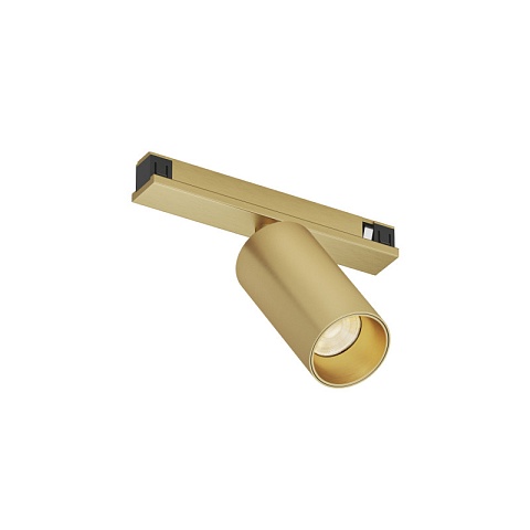 Denkirs DK5740-SB Светильник для трека SHINE SPOT со светодиодом, D35*H70, 48V DC, 6W, RA≥90, 3000K, IP20, сатинированная латунь, алюминий