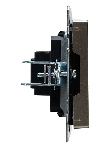 IEK BRITE Розетка HDMI РHDMI-0-БрС сталь