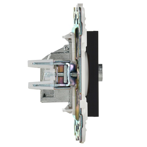 IEK SKANDY Черный Розетка TV оконечная SK-A12Bl