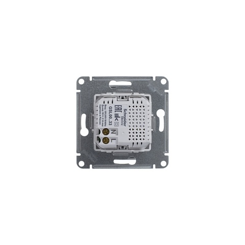 SE Glossa Бел Розетка USB 5В/2,1А, 2х5В/1,05А