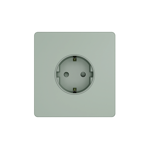 Systeme Electric Systeme Infinity Таежное утро Розетка с заземлением со шторками, 16А