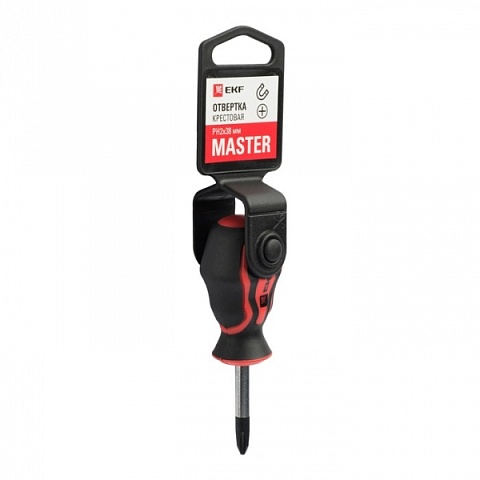 EKF Basic Отвертка Master PH2x38 мм
