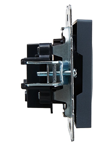 IEK BRITE BASE Маренго Розетка без з/к с з/ш 10А РСш10-2-БрМ
