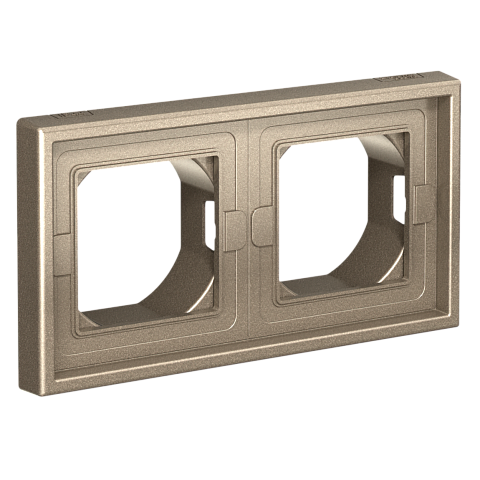 Systeme Electric ArtGallery Шампань Рамка 2-ая IP44