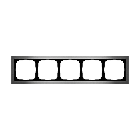 Systeme Electric ArtGallery Pure Металл Алюминий Рамка 5-ая