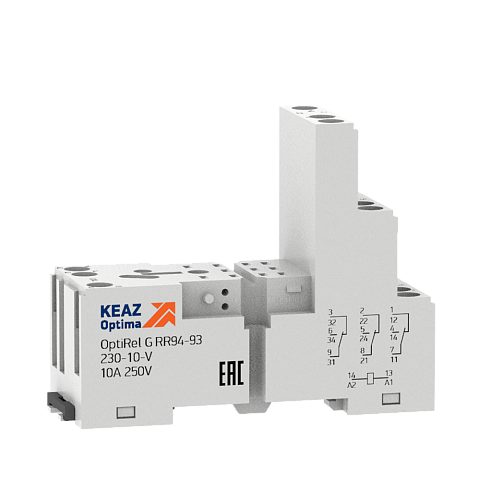 КЭАЗ Розетка для реле OptiRel G RR94-92-230-12-V