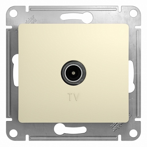 SE Glossa Беж Розетка TV оконечная 1DB