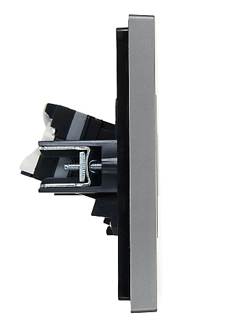 IEK FORTE&PIANO Сталь Розетка комп. 2-ая RJ45 кат.5E FP533