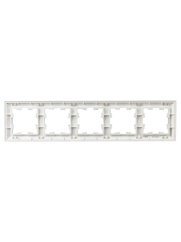 IEK BRITE DECOR Алюминий 3D-форма Рамка 5-м РУ-5-Бр