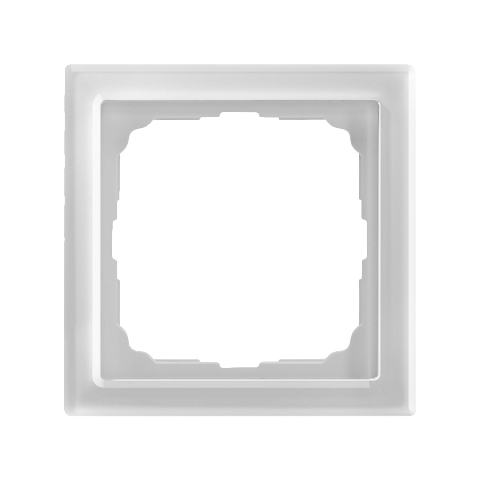 Systeme Electric ArtGallery Pure Органическое стекло Белый Рамка 1-ая