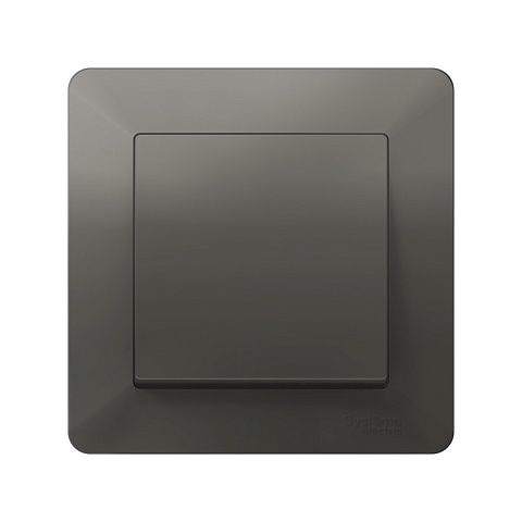 Systeme Electric AtlasDesign Air Сталь/дымчатый черный Рамка 1-ая