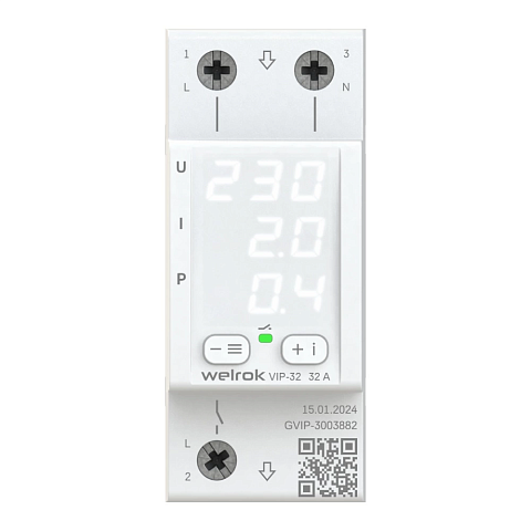 Welrok VIP-32 32 А (max 40 A), 7 360 ВА