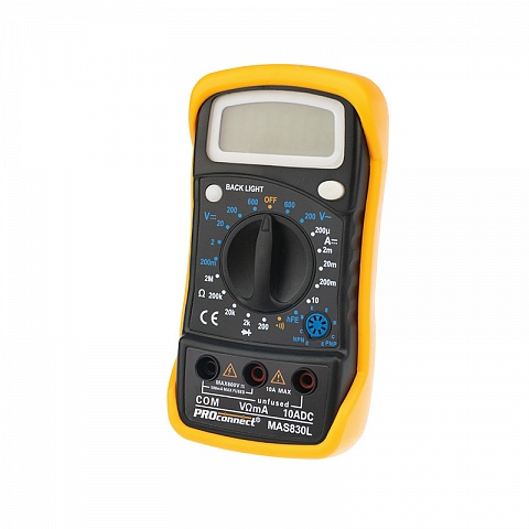PROconnect Портативный мультиметр MAS830L (DT850L) PROconnect
