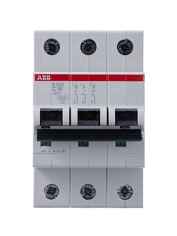 ABB S203 C16 Выключатель автоматический 3-полюсной