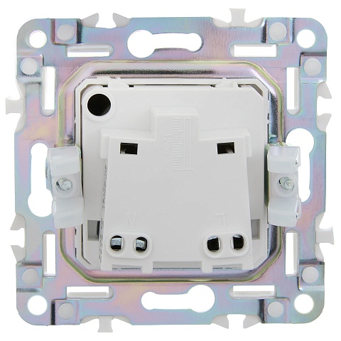 IEK SKANDY Шампань Розетка б/з с защитными шторками 10А SK-R01Sh