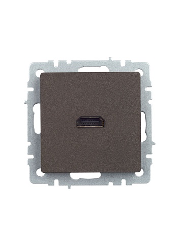 IEK BRITE Розетка HDMI РHDMI-0-БрТБ темная бронза