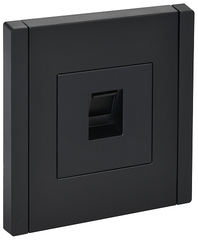 IEK FORTE&PIANO Черный Розетка комп. RJ45 кат.5E FP132
