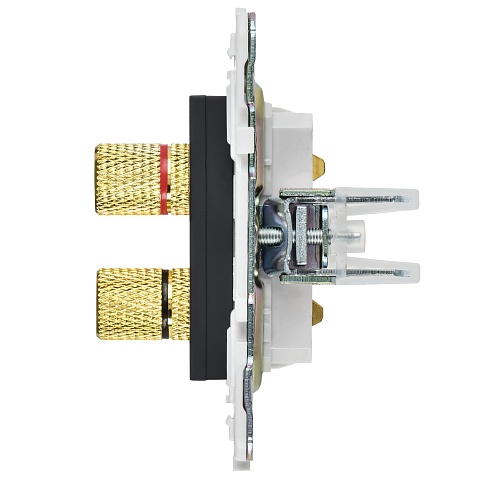 IEK SKANDY Графит Аудиорозетка 4-ая SK-A01G