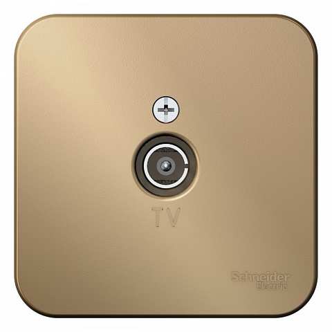 SE Blanca наруж Титан Розетка TV, изолир. пластина