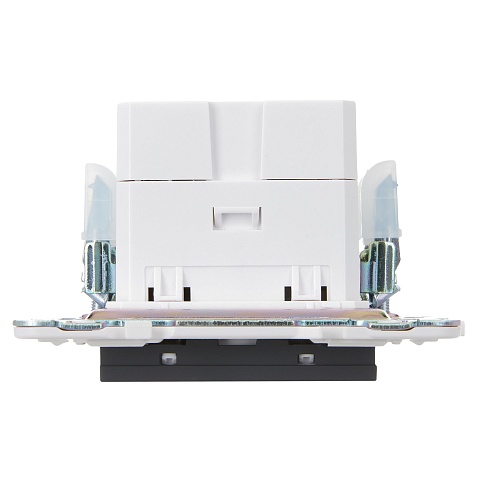 IEK SKANDY Графит Розетка USB A+A 3,1А SK-R15G