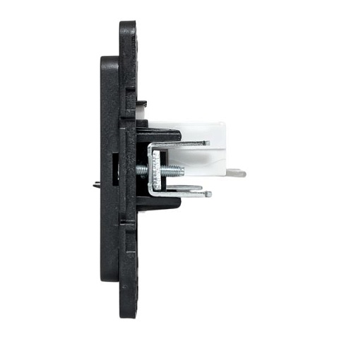 EKF Стокгольм Механизм Розетки RJ-45 2-местной черный.