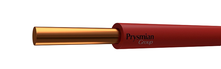Кабель ПуВнг(А)-LS 1x6 ок   (Красный РЭК-Prysmian)