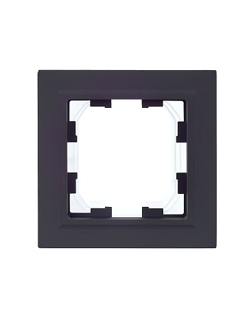 IEK BRITE Рамка 1-местная IP44 РУ-1-БрГ-44 графит