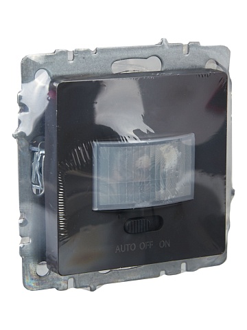 IEK BRITE BASE Графит Датчик движения ДС10-1-БрГ