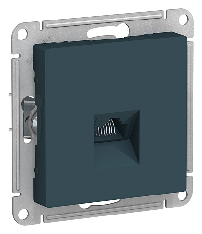 SE AtlasDesign Изумруд Розетка компьютерная RJ45, механизм