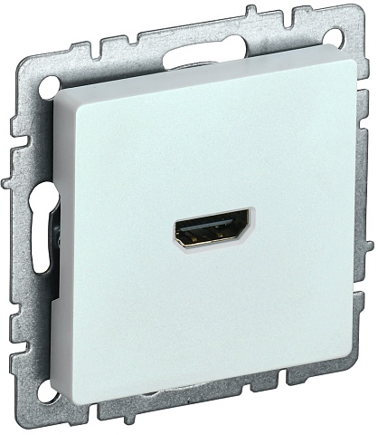 IEK BRITE Розетка HDMI РHDMI-0-БрЖ жемчуг
