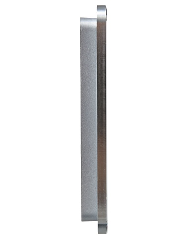 IEK BRITE DECOR Алюминий/алюм метал. скругл.угол Рамка 3-м РУ-3-1-Бр RE AL