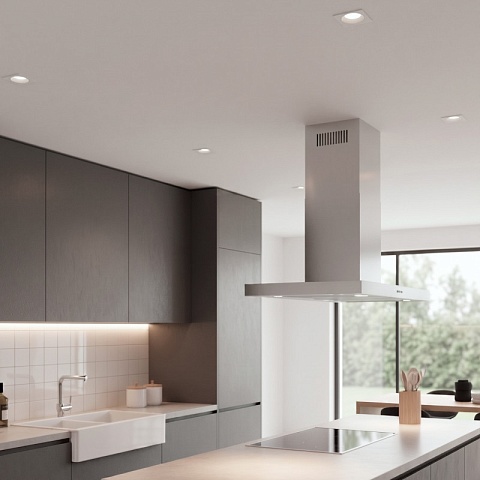 Denkirs DK3104-WH Встраиваемый влагозащищенный светильник DEEP, IP65, 15 Вт, GU5.3, LED, белый, пластик