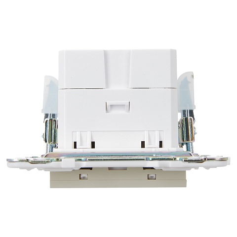 IEK SKANDY Бежевый Розетка USB A+A 3,1А SK-R15B