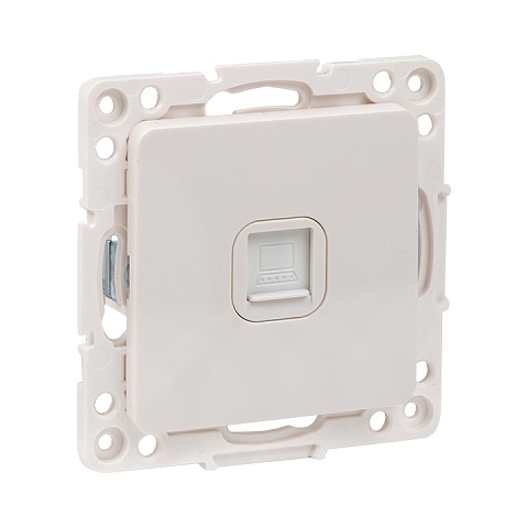 EKF PROxima Стокгольм Белый Розетка RJ-45